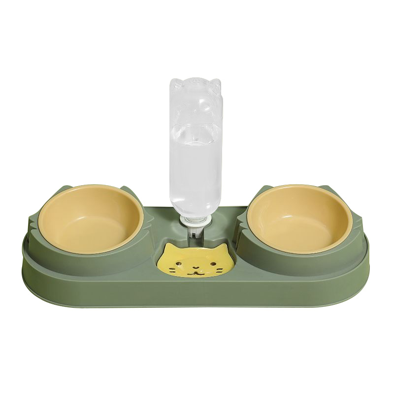 Tigela automática de água potável para alimentação de animais de estimação estilo barbudo para gatinhos