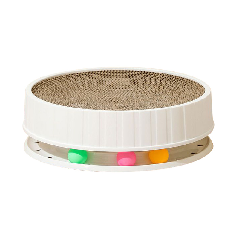 Placa multifuncional de duas camadas para patas de gato para animais de estimação