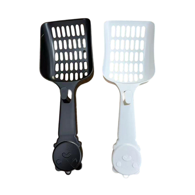 Peneira de areia para gatos de plástico leve e durável com design de uma peça