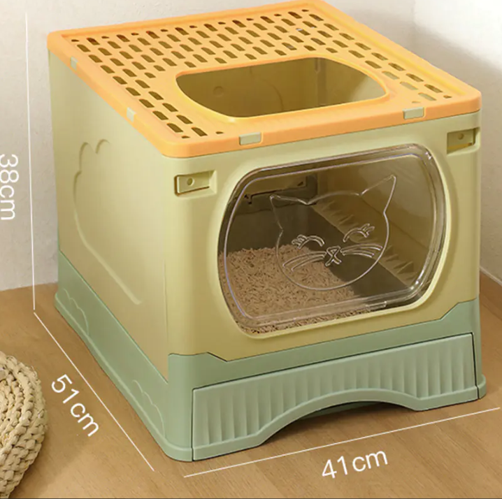 Os gatos gostam de caixa sanitária dobrável?